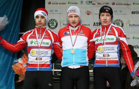 Felix Schreiber Champion Cyclocross 2014 Podium Felix